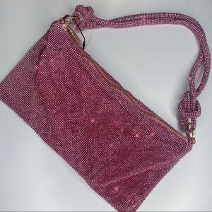 Pink BARBIE GIRL Y2K Rhinestone Diamond Diamanté handbag! 💎 BARBIECORE H…